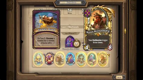 Golden Brann Menagerie Build Hearthstone Battlegrounds Anomaly