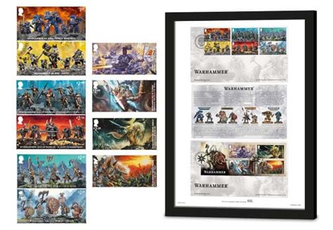 The Warhammer Stamps Framed Edition