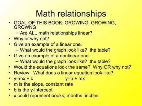 Exponential Relationships Ppt