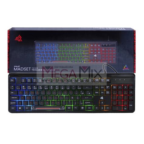 Teclado Gamer KP TE130 Knup Mega Mix