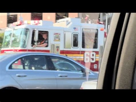 FDNY ENGINE 69 Responding On The FDR Drive NYC YouTube