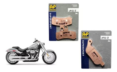 Kit Pastilhas De Freio D T Ap Racing Sinter Harley Fat Boy