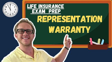 Representations And Warranties Life Insurance Exam Prep YouTube