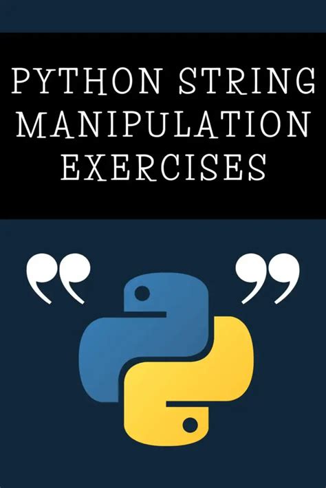 15 Python String Manipulation Exercises And Examples Pythonista Planet