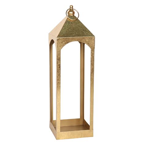 Providence Gold Metal Lantern, 29"