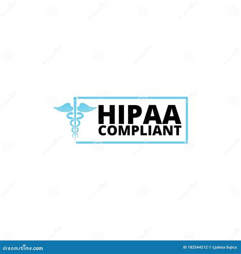 Ic Ne De La Conformit De Hipaa Isol E Sur Le Fond Blanc Illustration