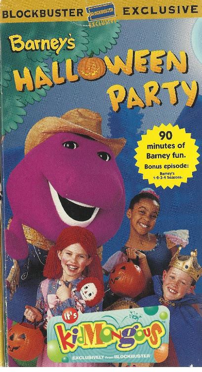 Barney's Halloween Party (1998) (Blockbuster Video) | Soundeffects Wiki ...