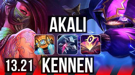 Akali Vs Kennen Top 16 1 11 Rank 6 Akali 7 Solo Kills Legendary