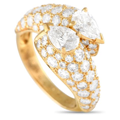 Cartier Gold And Diamond Toi Et Moi Ring Available For Immediate Sale ...