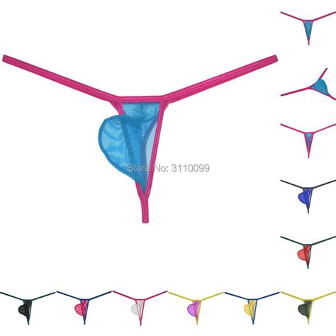 Jual Men S G String Silky Thin Underwear Frivolous Breathable Bulge Pouch Bikini Air Light Sport