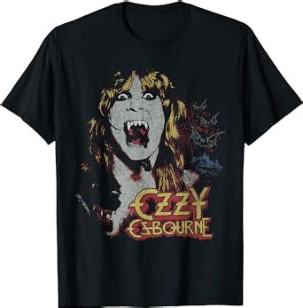 Ozzy Osbourne Vintage Speak Of The Devil T Shirt Amazon De Fashion