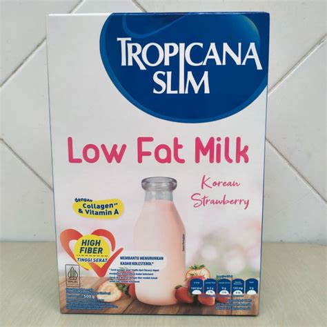 Jual Tropicana Slim Low Fat Milk 500 Gr Shopee Indonesia