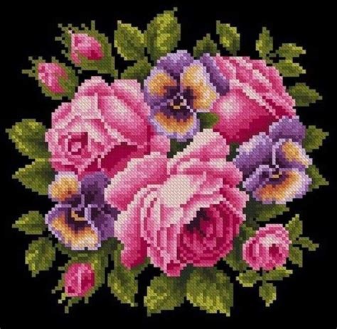 Pin by Zoluska on Подушка in 2024 Cross stitch flowers Cross stitch