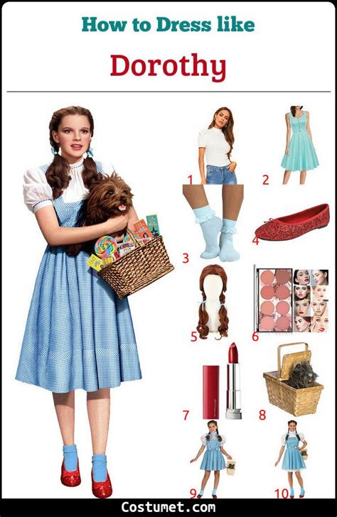 Dorothy Gale The Wizard Of Oz Costume Artofit