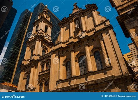 Rio De Janeiro, Brazil: Old Cathedral of Rio De Janeiro Stock Image ...