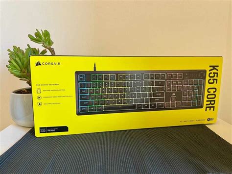 Corsair K55 Core Review Membrane Keyboard That Convinces