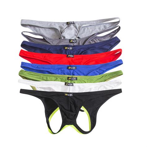 Mens Backless Underwear Bulge Pouch Briefs Soft G String Thong Open