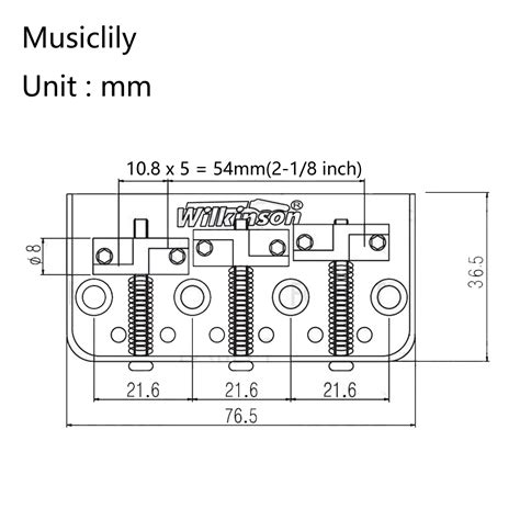 Value Wilkinson Wtbs Short Telecaster Bridge Brass Compensated 3 Saddles For Humbucker Tele