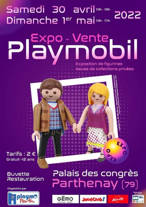 Exposition Playmobil Expo Vente Playmobil à Parthenay 2022 à