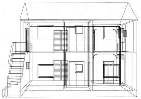 Plano De Arquitectura Stock De Ilustración Ilustración De Edificio