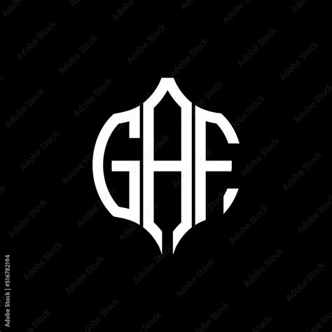 Gaf Letter Logo Gaf Best Black Background Vector Image Gaf Monogram