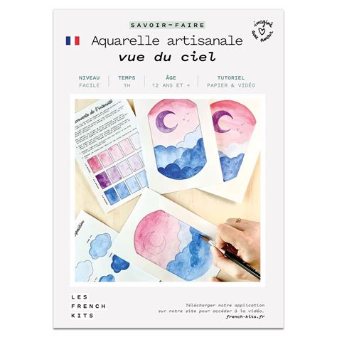 Coffret Aquarelle débutant Vue du ciel Greenweez