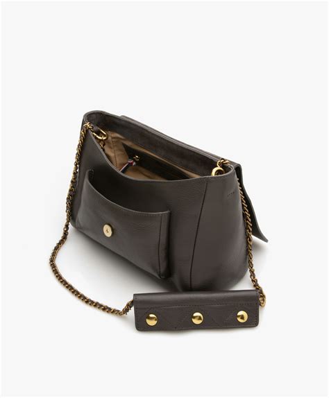 Tassen Dames Jerome Dreyfuss Lulu M Leren Schouder Cross Body Tas