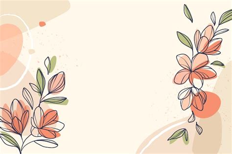 Free Vector | Hand drawn abstract floral background