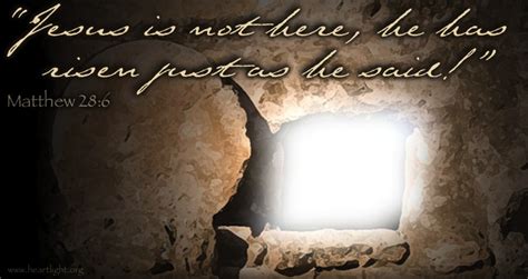 Matthew 28 6 Illustrated Jesus Is Not Here — Heartlight® Gallery