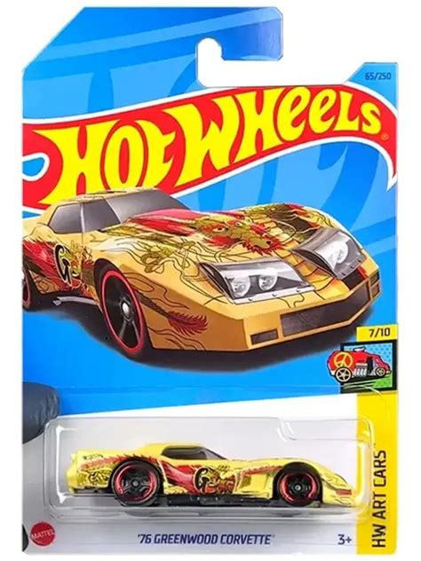 Машинка Hot Wheels 5785 HW Art Cars 76 Greenwood Corvette hkh52 m521 купить по цене 665