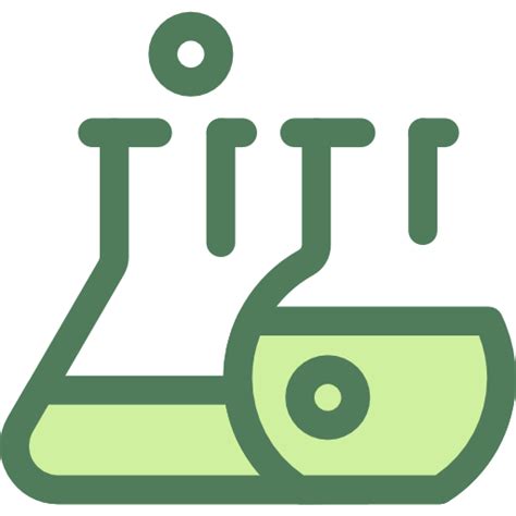 Chemistry Monochrome Green Icon