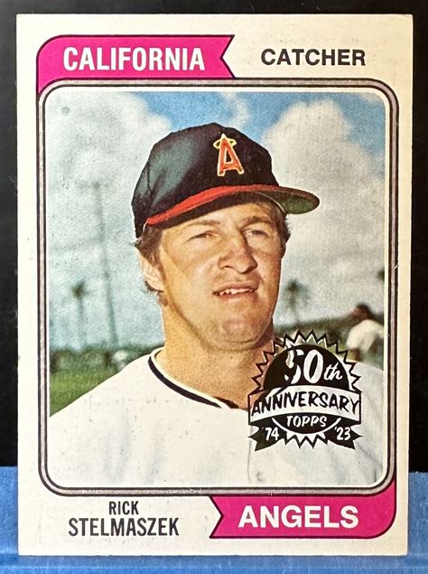 2023 Topps Heritage High Number 611 Rick Stelmaszek 1974 Stamped