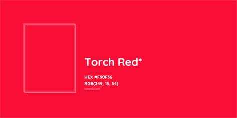 HEX #F90F36 color name, color code and palettes - colorxs.com