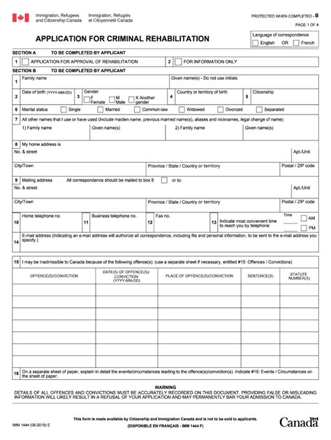 Application For Criminal Rehabilitation 2019 2024 Form Fill Out And