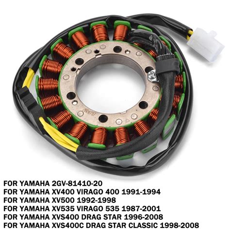 Stator Coil For Yamaha Xv400 Virago 400 Xv500 Xv535 Virago 535 Xvs400