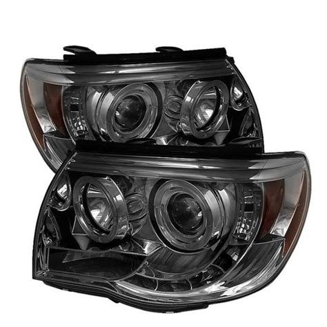 Toyota Tacoma 05 11 Projector Headlights LED Halo LED Replaceable