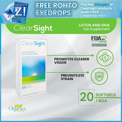 [ For Clear Eyesight ] Clearsight Eye Supplement 1 Box Lazada Ph