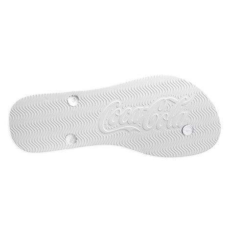 Sportime Chinelo Coca Cola Star Disc Feminino Branco