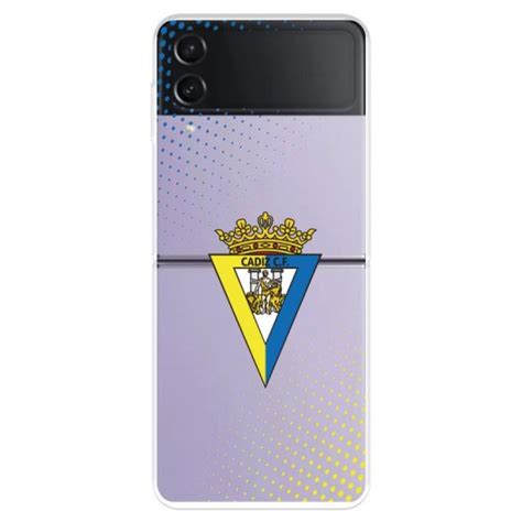 Funda Para Samsung Galaxy Z Flip4 Del Cádiz Cf Escudo Transparente