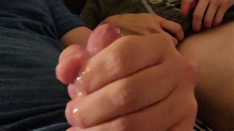 Wife Jiggles Her Tits While Husband Cums