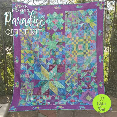 Kaffe Fassett Paradise Quilt Kit Complete Kit