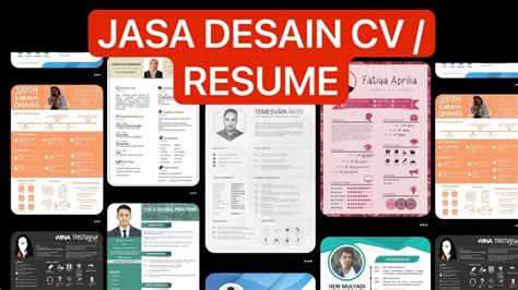 Open Jasa Desain Cv Curriculum Vitae Resume Sesuai Ats Hari Jadi