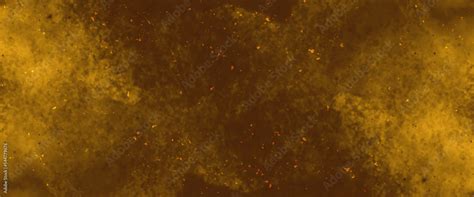 Digital Painting Of Gold Texture Background On The Basis Of Paint Dark