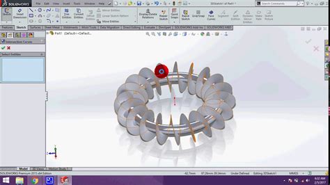 How To Make A Endless Toroid In Solid Works Youtube