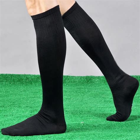 1pair Mens Autumn Winter Activewear Long Socks Cotton Over Knee High Socks Solid Elastic Long