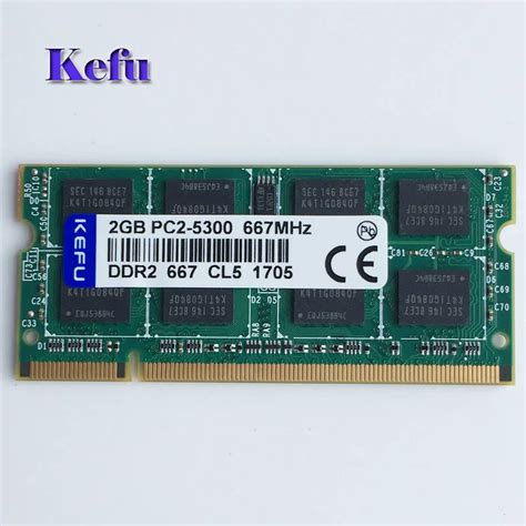 2GB PC2 5300 DDR2 667 667Mhz DDR2 Laptop Memory SODIMM Notebook RAM Non ...