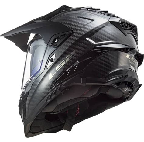 Capacete Ls Explorer C Mx Solid Carbon Pilotaggio Motowear