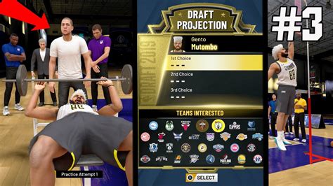 NBA Draft Combine Tryouts My New Team Reveal NBA 2k20 MyCAREER Best