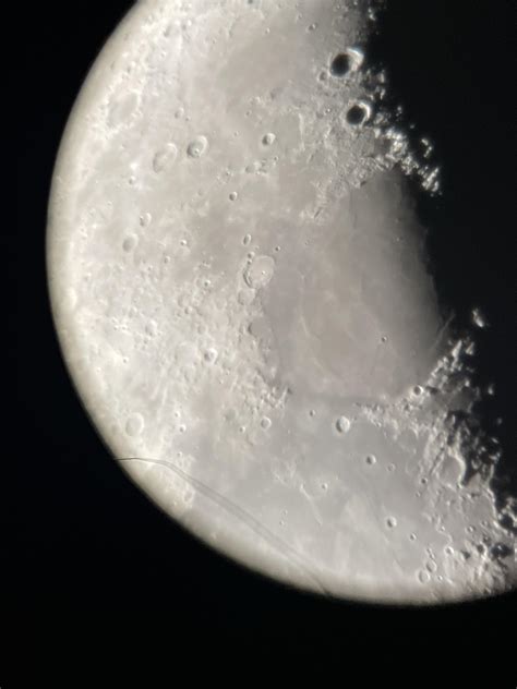 The Moon Through My Celestron Nexstar Se My First Telescope R