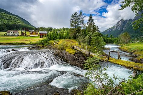 Fondos De Pantalla 2048x1365 Px Verde Paisaje Naturaleza Noruega